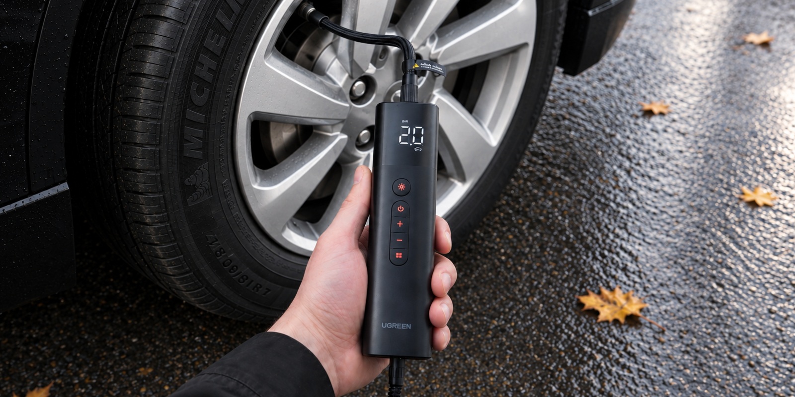 Забираем компактный автомобильный насос от Ugreen с приятной скидкой Забираем компактный автомобильный насос от Ugreen с приятной скидкой